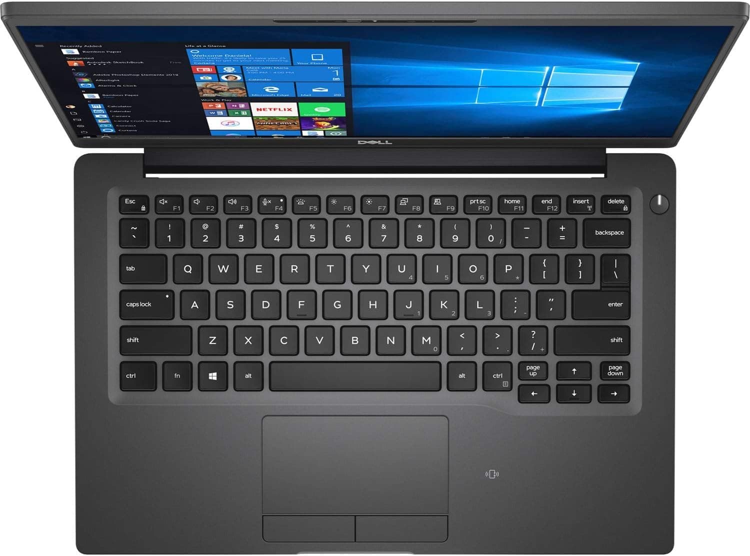 Dell Latitude 7400 Metal Black side view