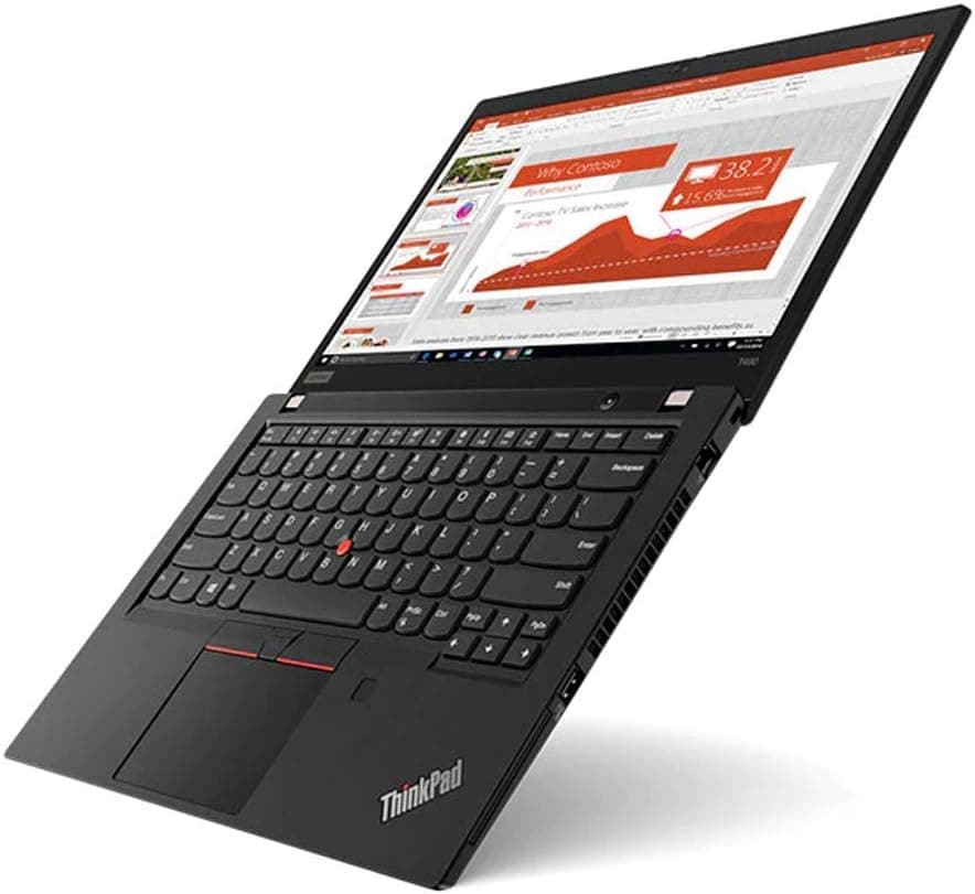Lenovo ThinkPad T490 side view